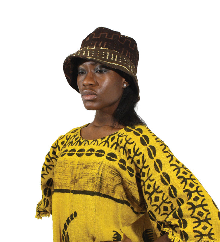 Mud Cloth Brim Hats | Afrotise.com