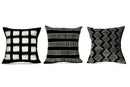 Zambian Hand Painted Tribal Spikes Pillow Cover with Optional Insert