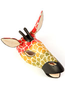Kenyan Sunset Jacaranda Giraffe Mask