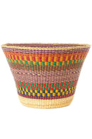 Bolga Storage Bins in Assorted Colors and Patterns