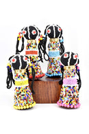 Large South African Ndebele Doll Sculpture