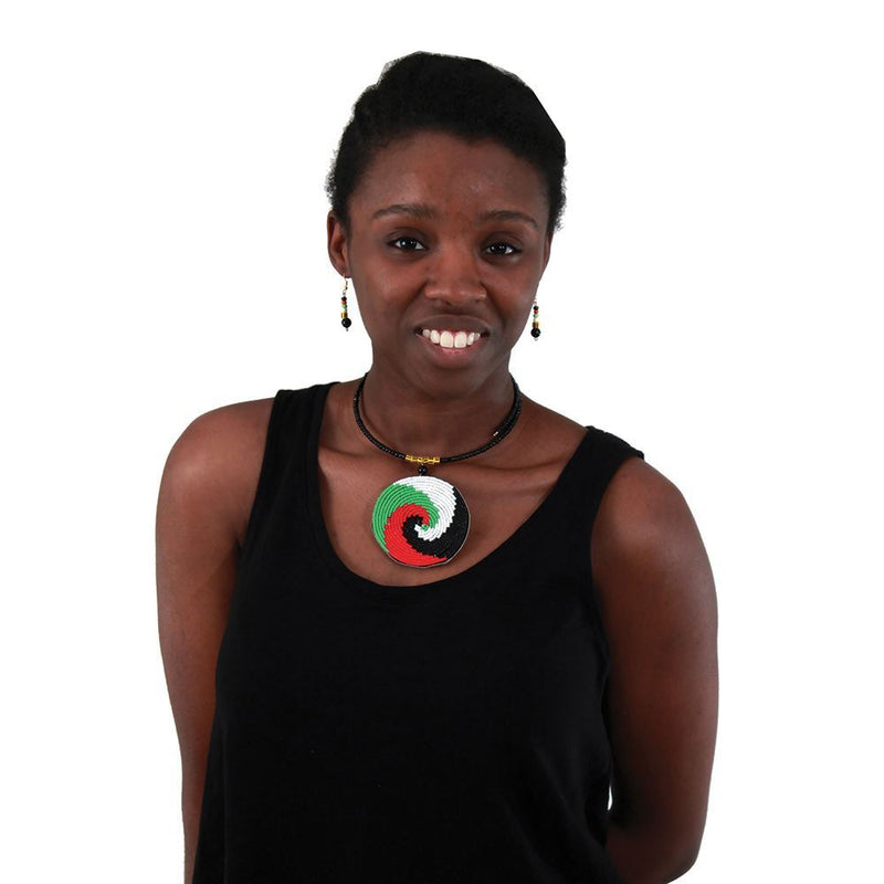African Maasai Pendant Necklace Set
