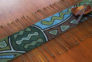 Blue and Green Carnival Twig Runner