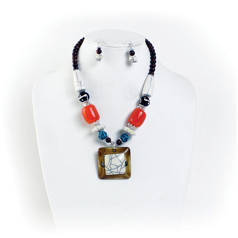 Eternity Necklace & Earrings