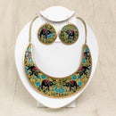 Empress Necklace & Earring Set: Elephant