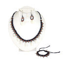 Multi-Beaded Cowrie Shell Necklace Set