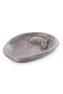 Zimbabwean Serpentine Hippo Soap Dish