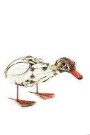 Assorted Recycled Metal Duckling Sculptures