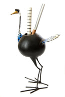 Kenyan Jacaranda and Gourd Heron Pencil Cup