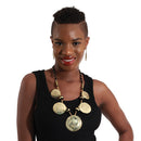 Brass Gye Nyame Jewelry Set