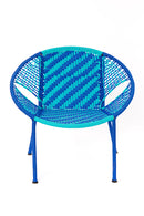 Blue & Aqua Petite Peekaboo Chair