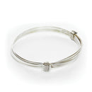 Silver Plated Elephant Hair Bracelet
