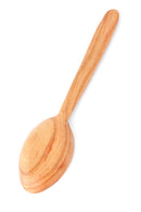 Wild Olive Wood Soup Spoon with Bone Inlay