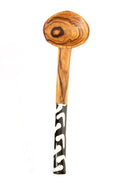 Hand Carved African Olive Sugar Spoon
