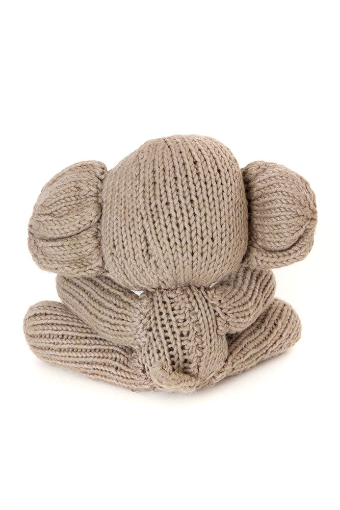 Kenana Knitters Little Rascal Elephant with Blue Ears