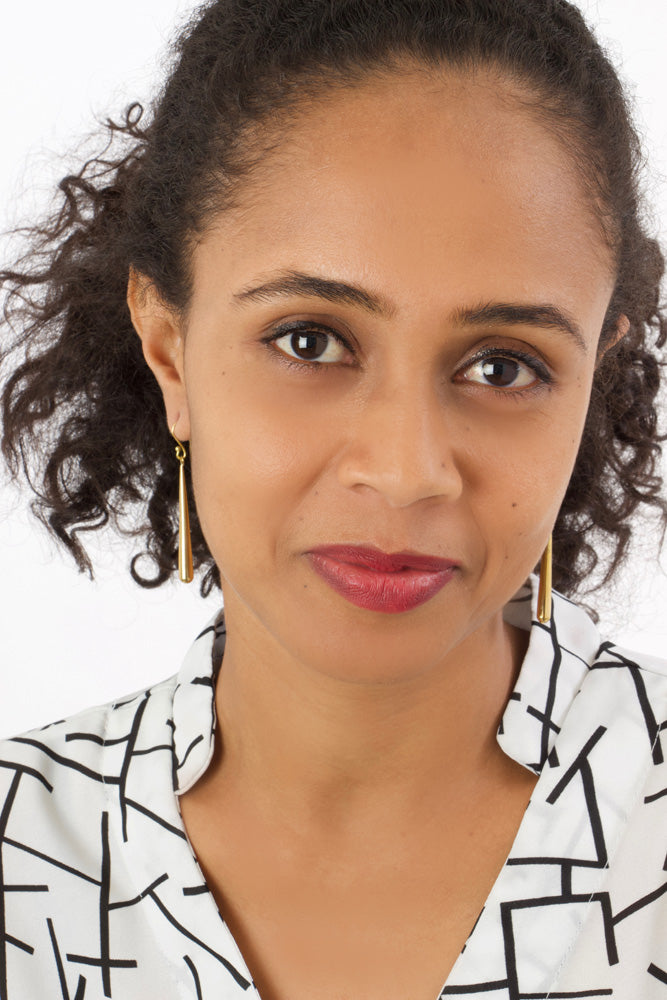 Kenyan Brass Torpedo Earrings