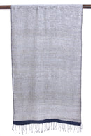 Ethiopian Stella Shawl with Blue Border