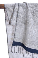 Ethiopian Stella Shawl with Blue Border