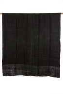Raven (Black) Ethiopian Cotton Gabi Body Shawl