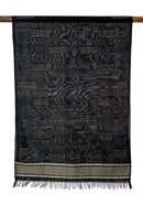 Black Ethiopian Cotton Triad Shawl