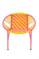 Yellow & Pink Petite Peekaboo Chair