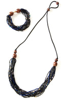 Rise Up Multi-Strand Zulugrass & Acacia Wood Cause Necklace