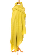 Lemon Ethiopian Cotton Gabi Body Shawl