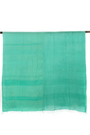 Cyan Blue Ethiopian Cotton Gabi Body Shawl