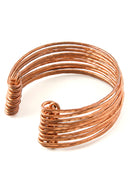 Stacked Copper Cuff Bracelet