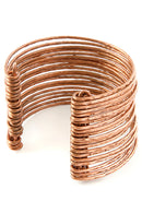 Stacked Copper Cuff Bracelet