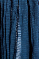 Indigo Whisper Light Cotton Shawl from Ethiopia