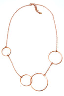 Unity Hammered Copper Necklace