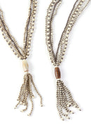 Ajuna Jalia Paper Bead Tassel Necklace