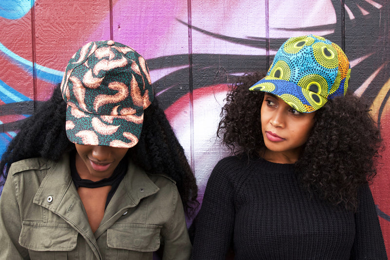 Ankara Cloth Baseball Caps
