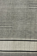 Pewter Shimmer Ethiopian Cotton Triad Shawl