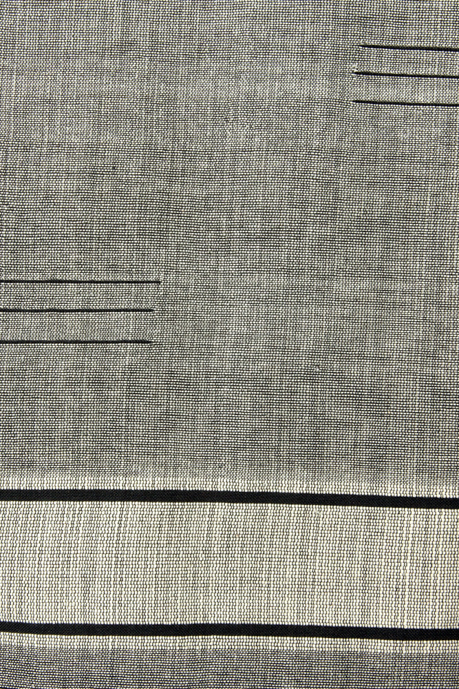Pewter Shimmer Ethiopian Cotton Triad Shawl