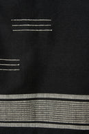 Black Ethiopian Cotton Triad Shawl