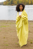 Lemon Ethiopian Cotton Gabi Body Shawl