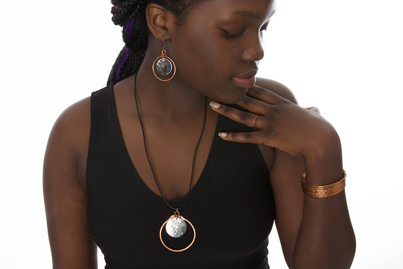 Stacked Copper Cuff Bracelet