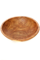 Hand Carved Wild Olive Wood Serving Bowls