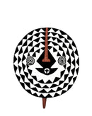 Small Bwa Wooden Sun Mask