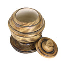 Rustic Wooden Sugar Bowl