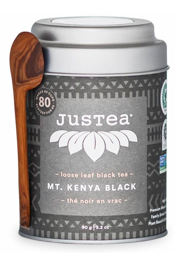JusTea Mt. Kenya Black Loose Leaf African Tea