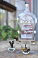 Brass Giraffe Shot Glass